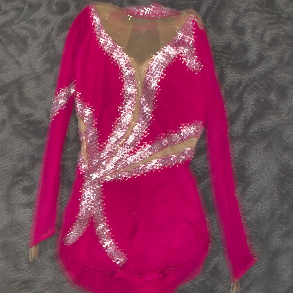 Pink dance costume